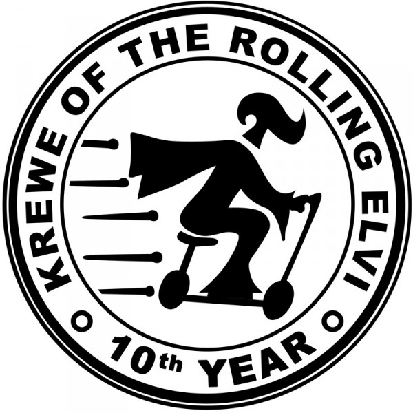 Krewe of the Rolling Elvi Team Logo