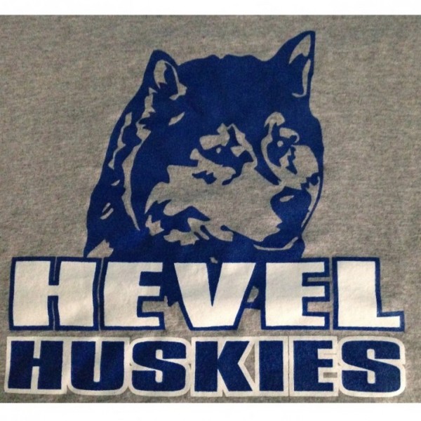 Hevel Hairless Huskies Team Logo