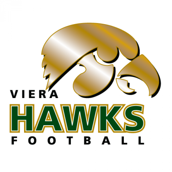 Viera Hawks Football Team Logo