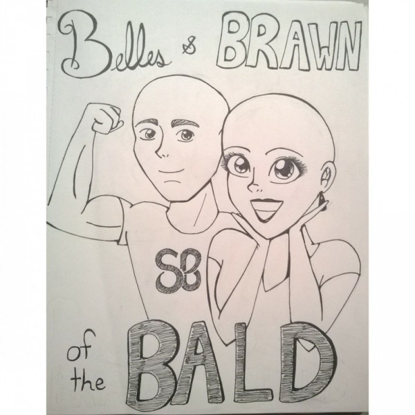 Belles & Brawn of the Bald Team Logo