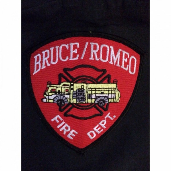 Bruce Romeo Fire Department Team Logo