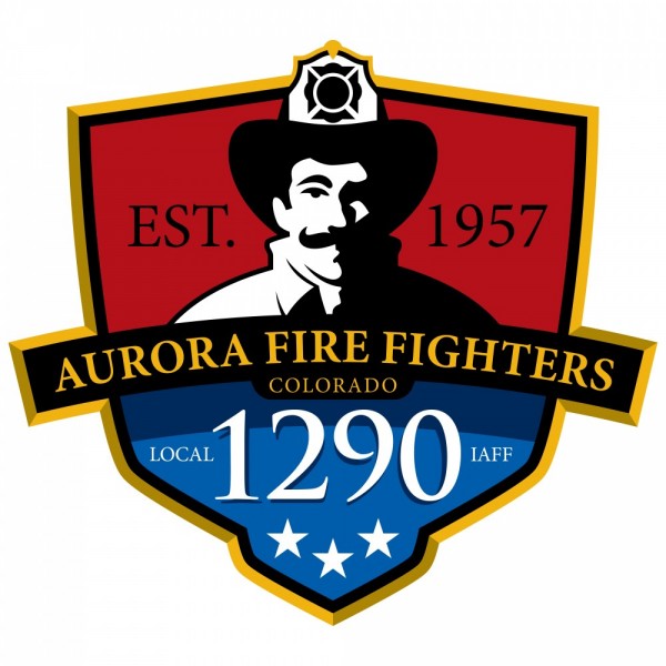 Aurora Firefighters Local 1290 Team Logo