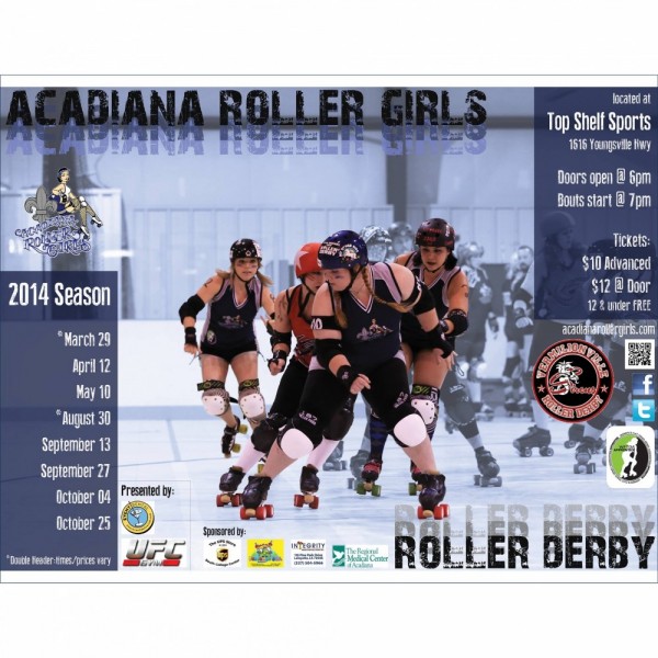 Acadiana Roller Girls Team Logo