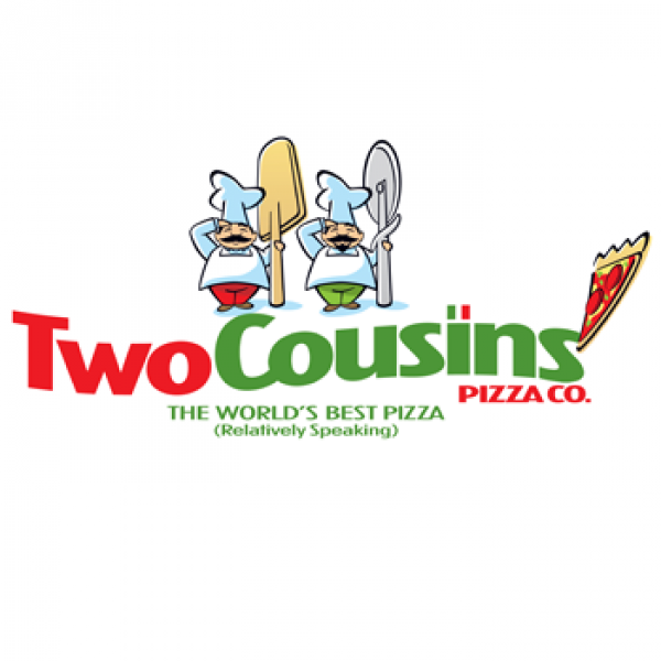 Two Cousins' Pizza Co. Team Logo