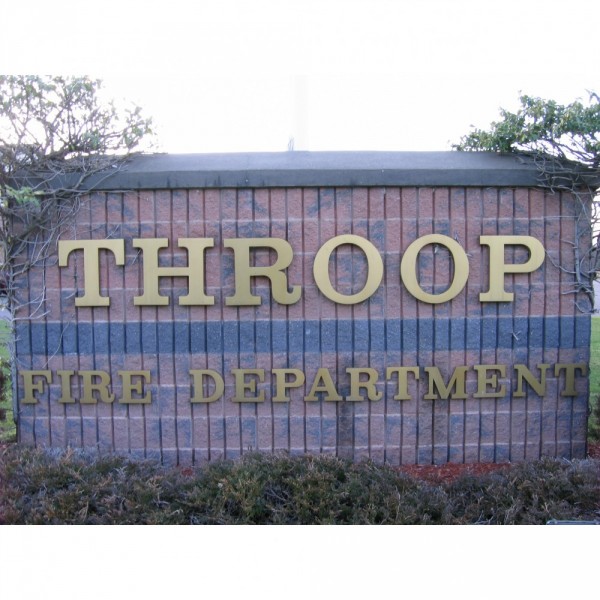 Throop Fire Department Team Logo