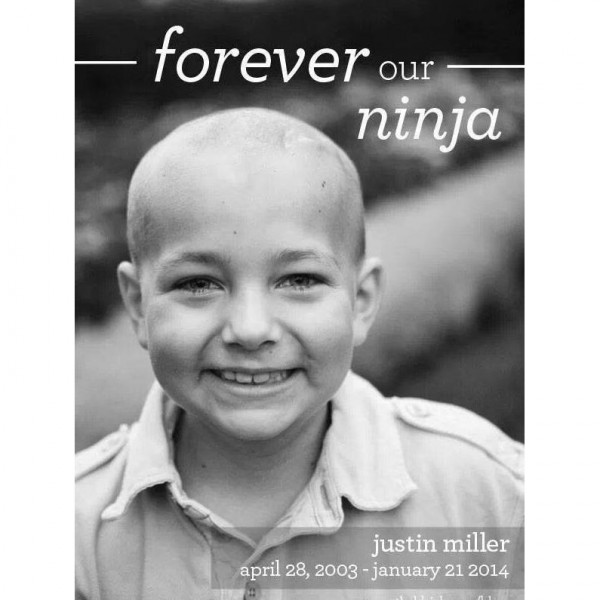 Fans of Justin Miller.. "Ninja's Fighting to Beat Cancer" Team Logo