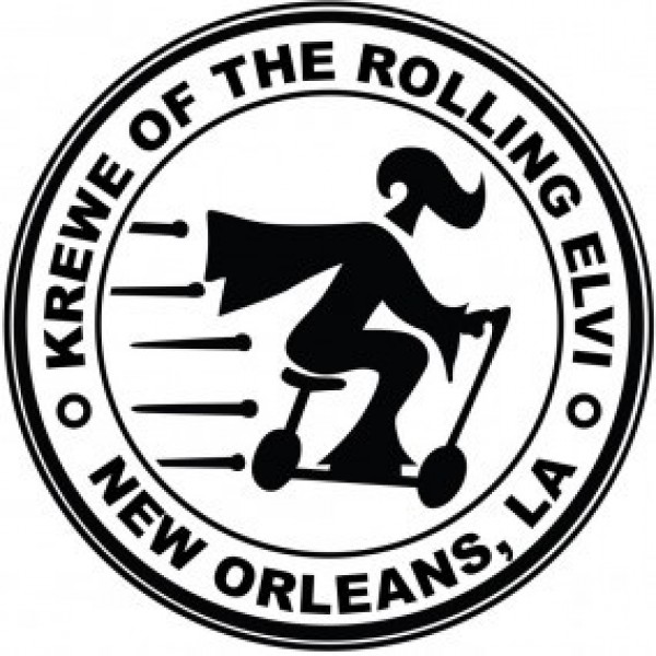 The Krewe of the Rolling Elvi Team Logo