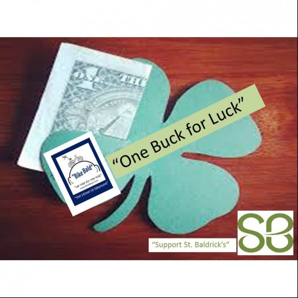 "One Buck for Luck" Team Logo