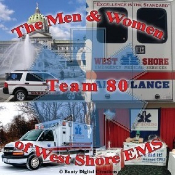 Team 80- Men & Women of West Shore EMS Team Logo